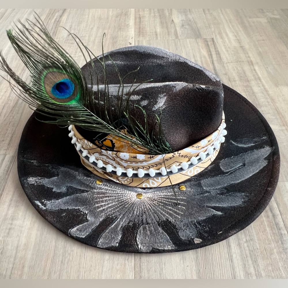 New-Western Style Cowboy Hat Custom -As pictured Cowgirl